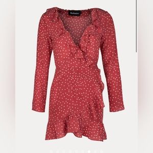 Realisation Par Alexandra Dress in Red Star print